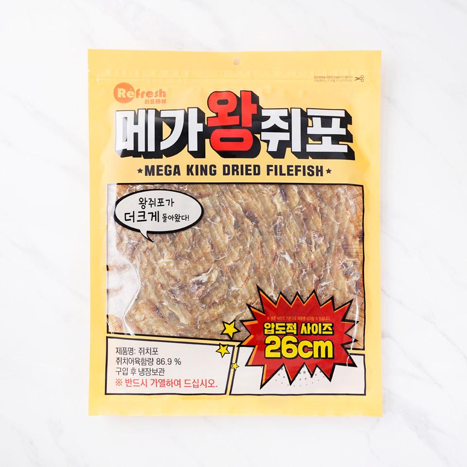 메가마트 리프레쉬 26CM 메가 왕 쥐포 320g 내외 - 상품 이미지