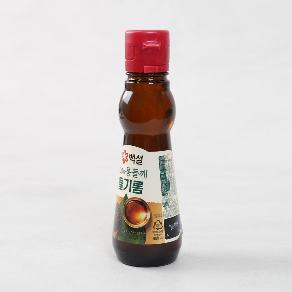메가마트 CJ 백설 100% 통들깨 들기름 160ml - 상세 이미지 2