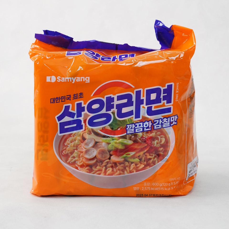 메가마트 삼양 라면 120x5 - 메인 이미지