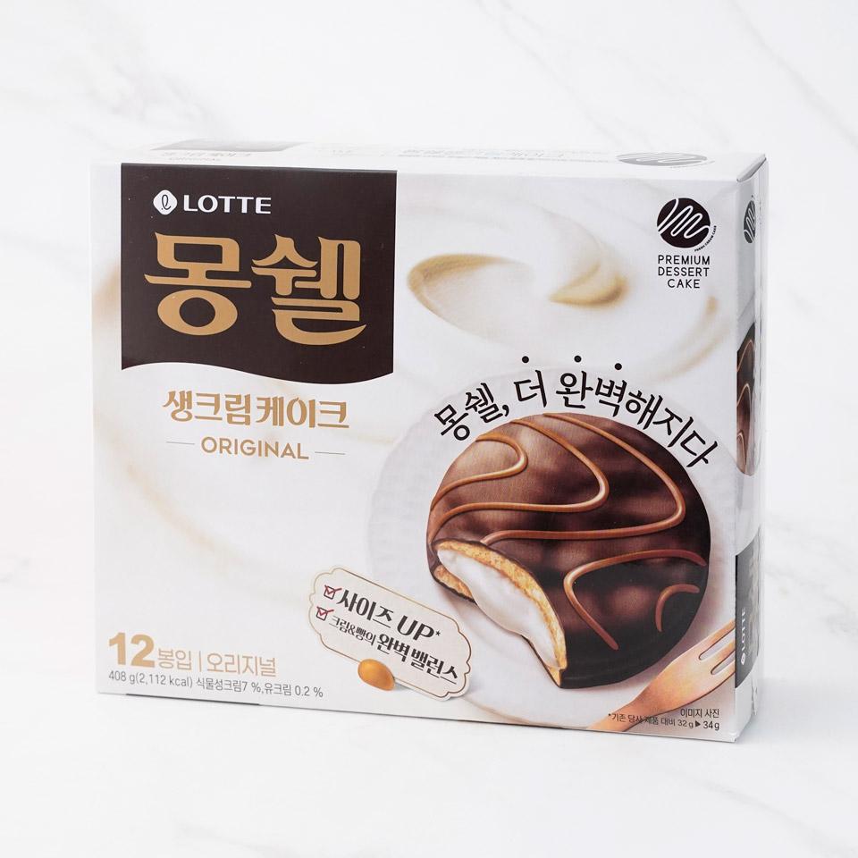 메가마트 롯데웰푸드 몽쉘 크림 케이크 408g - 상세 이미지 2