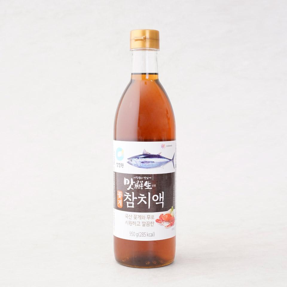 메가마트 대상 청정원 맛선생 꽃게참치액 950g