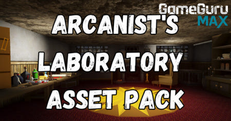 [24시 자동발송 / 스팀 게임] GameGuru MAX - Low Poly Asset Pack - Arcanist's Labratory DLC