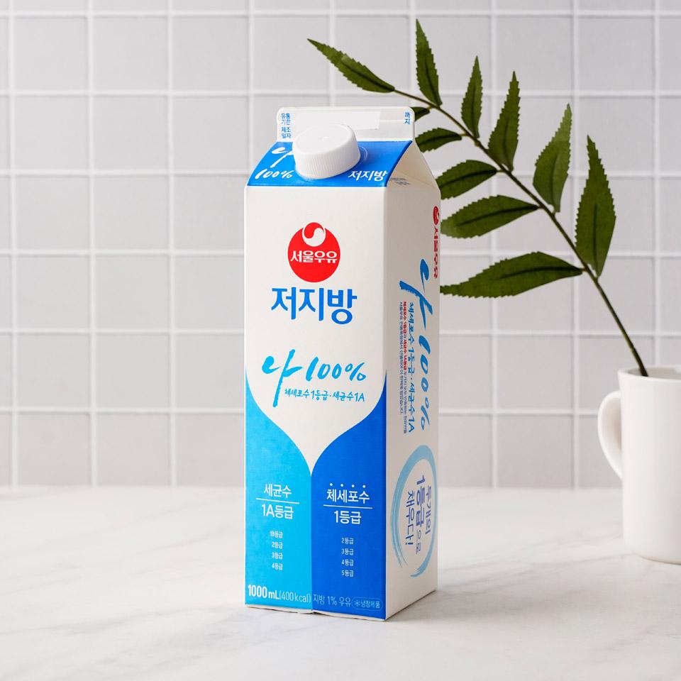메가마트 서울우유 저지방 나 100% 우유 1L - 상세 이미지 2