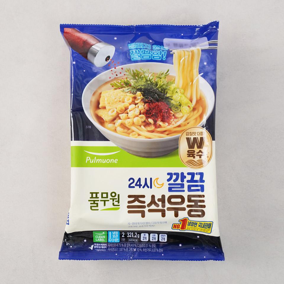 메가마트 풀무원 24시 즉석우동 2인 321.2g - 메인 이미지