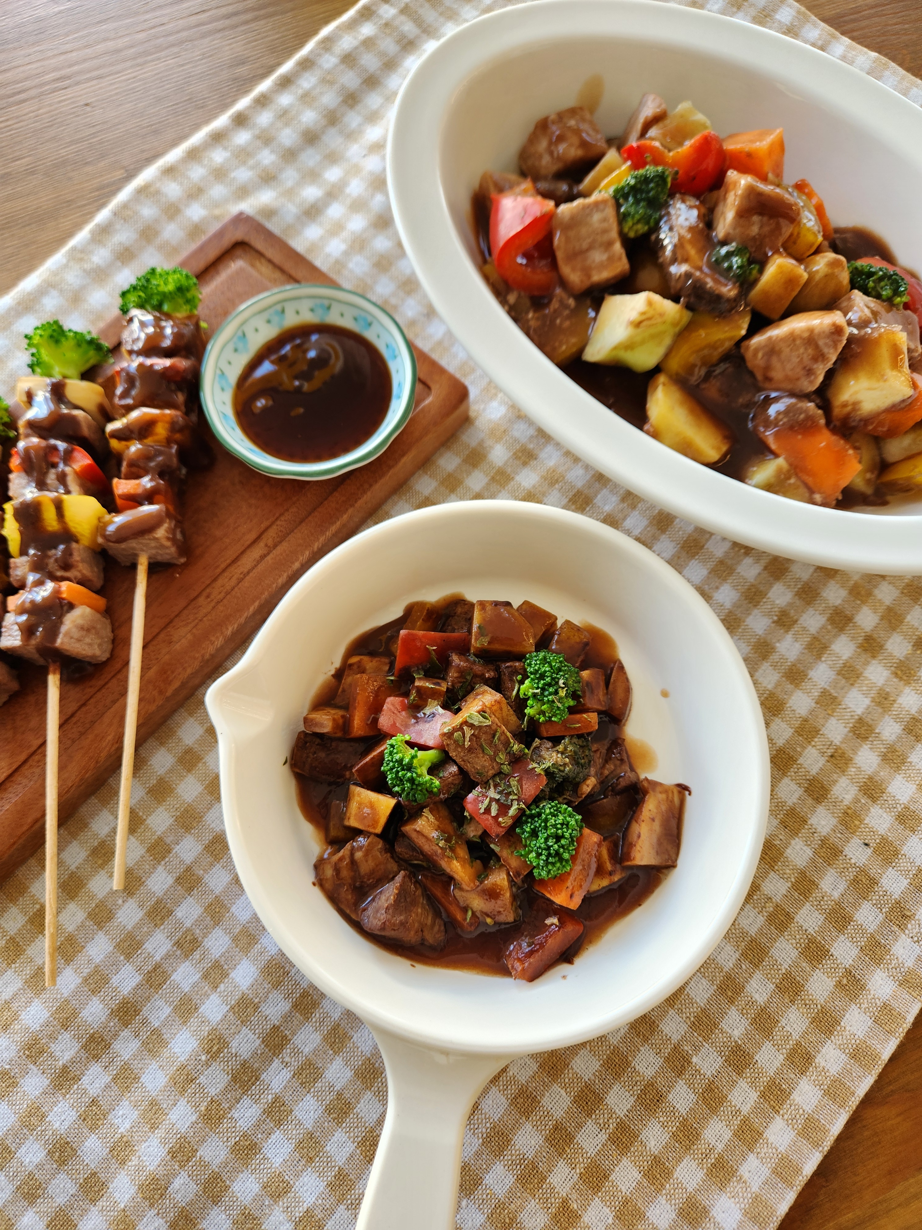 강아지 수제간식 소고기 야채간식 찹스테이크 생일파티 이미지 2