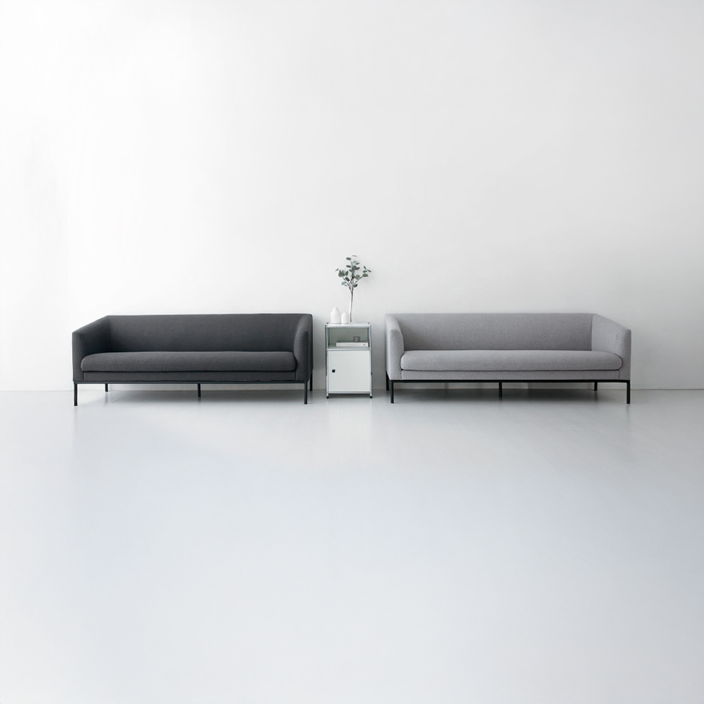 니스코 4인 소파 F521SO4 라이트그레이 9387.4409