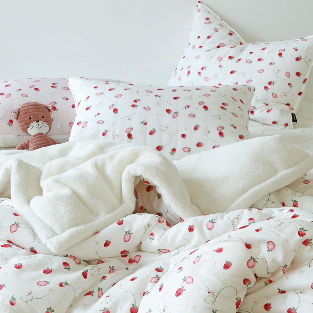 뽀글뽀글 베리 양털 양모 극세사 겨울이불 먼지없는 워싱 모달 100 차렵이불 세트 SS