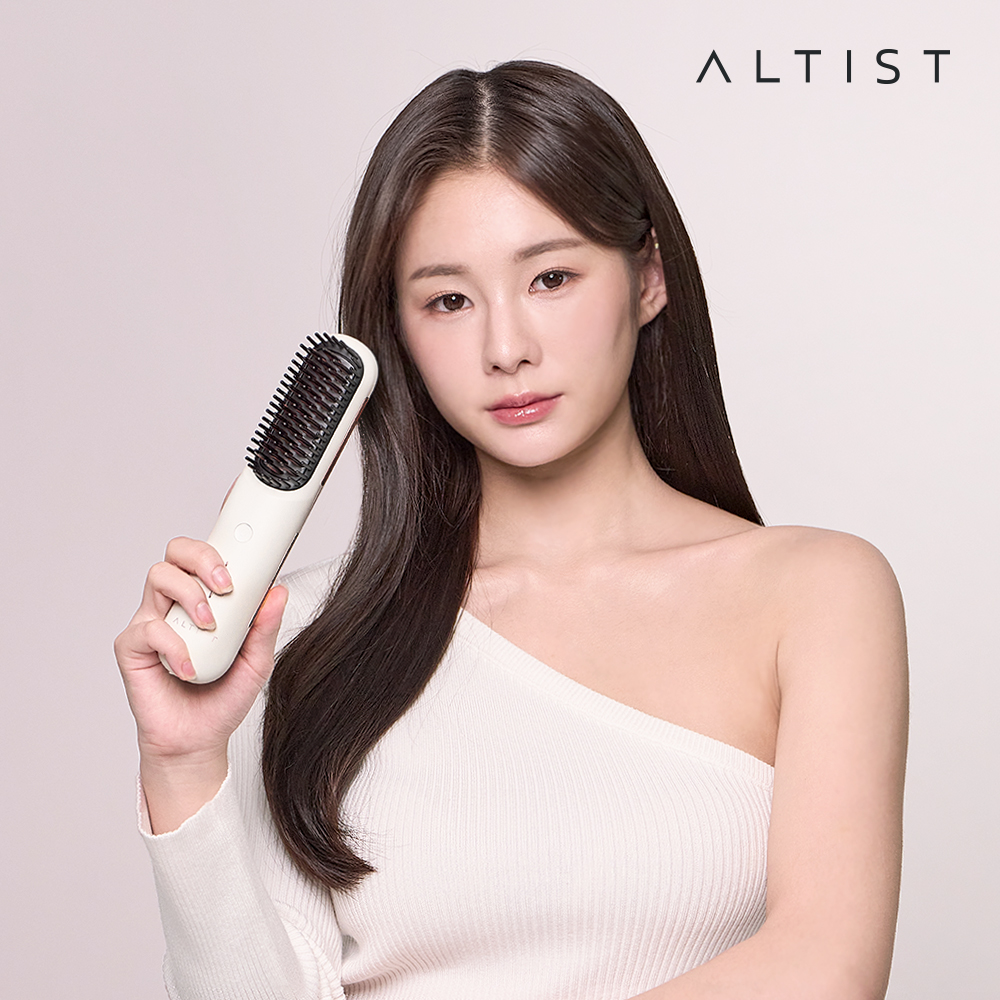 [알티스트] 글램매직 무선 빗고데기 이온맥스 C컬 뿌리볼륨 고데기 AB-CCIO37MBD 제품 이미지