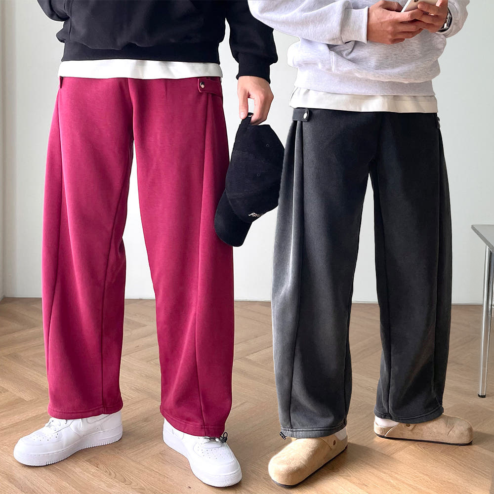 1+1 벌룬팬츠 스웻팬츠 양털바지 - 상품 이미지