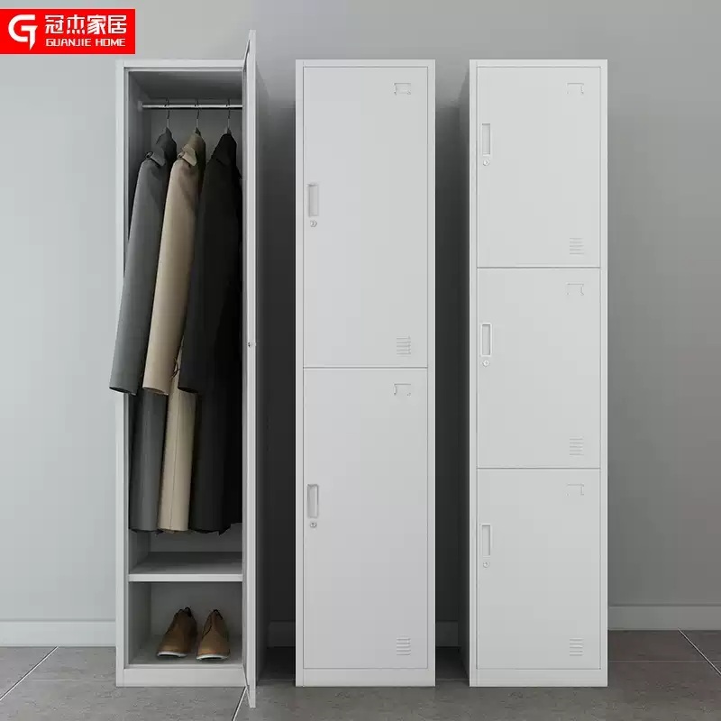 사무실 옷장 락커룸 철제 캐비닛 소지품 외투 개인사물함 01.싱글도어그레이  1.4mm - 상세 이미지 3