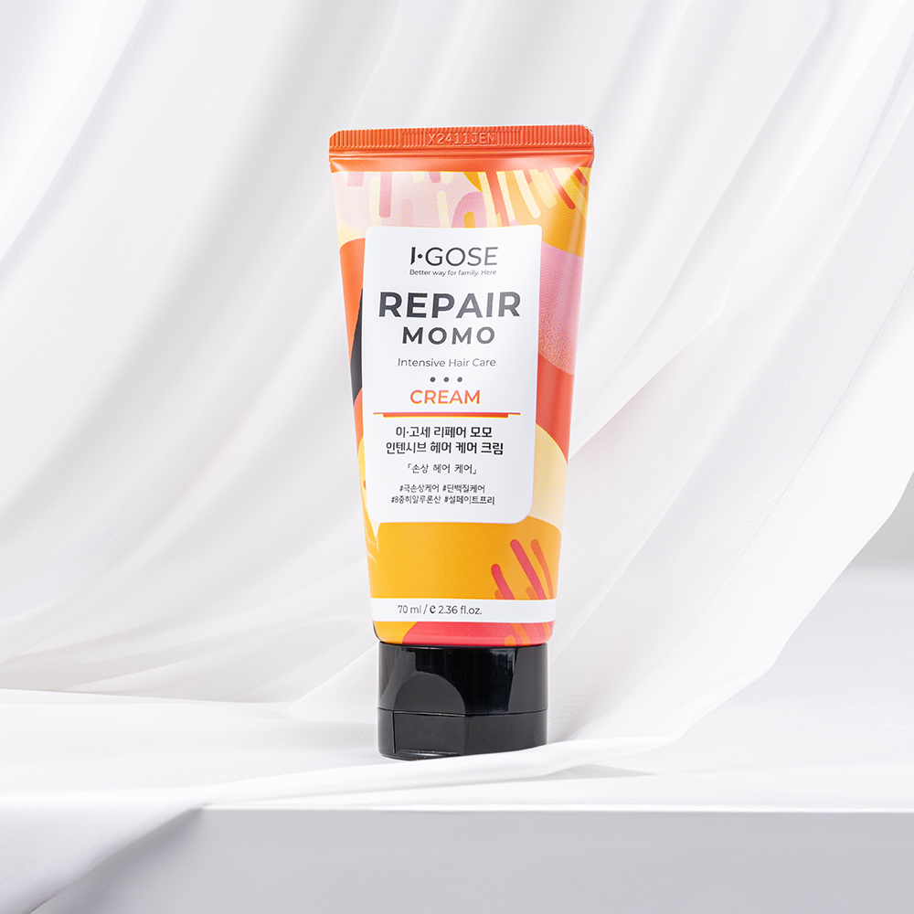 이고세 리페어 모모 손상모 집중케어 인텐시브 헤어 노워시 크림 70ml X 2개 - 상세 이미지 3