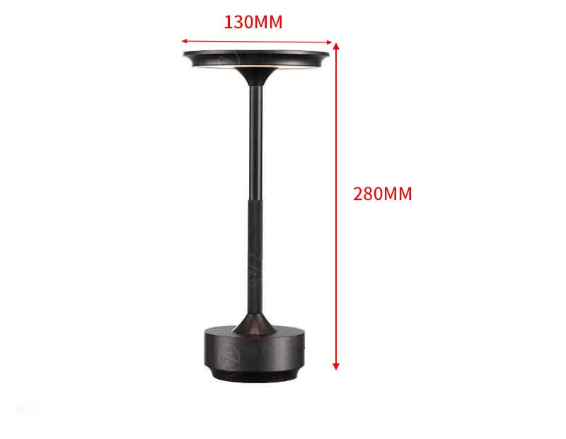 시크 LED 테이블램프 터치컨트롤 USB 충전식 무드등 수유등 수면등 - 상세 이미지 5