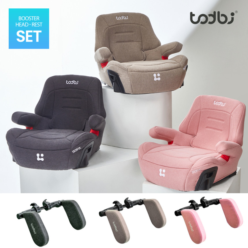 [토드비 코쿤 엠플러스 ISOFIX 주니어 부스터카시트+헤드레스트 SET 사진 1