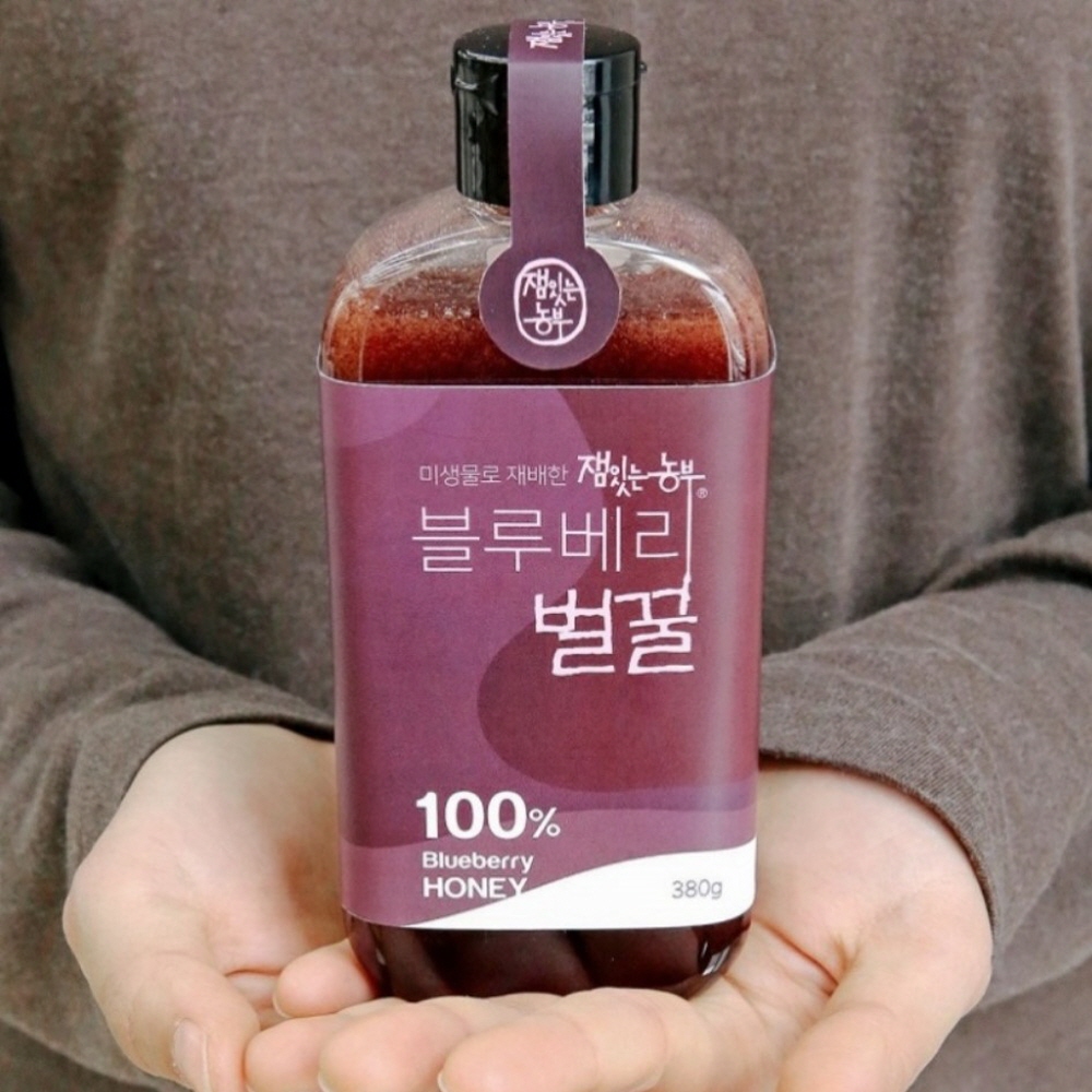 국산 프리미엄 벌꿀 토종꿀 천연 정선 블루베리꿀 380g 이미지 6