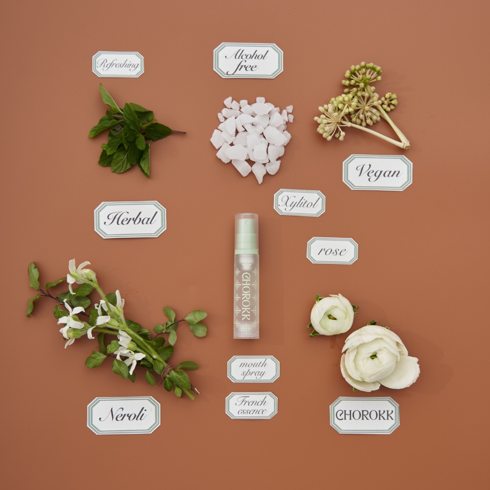 [3개세트] 초로크 비건 구강스프레이 10ML 무알콜 구강청결제 입냄새제거 입마름 방지 이미지 8