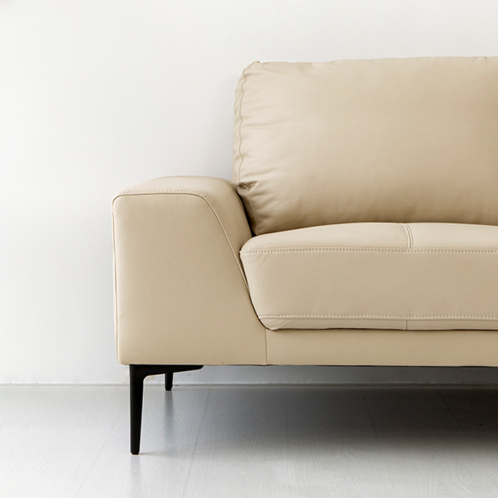 BERINO 4인 가죽소파 일반형 바닐라 3832.8708