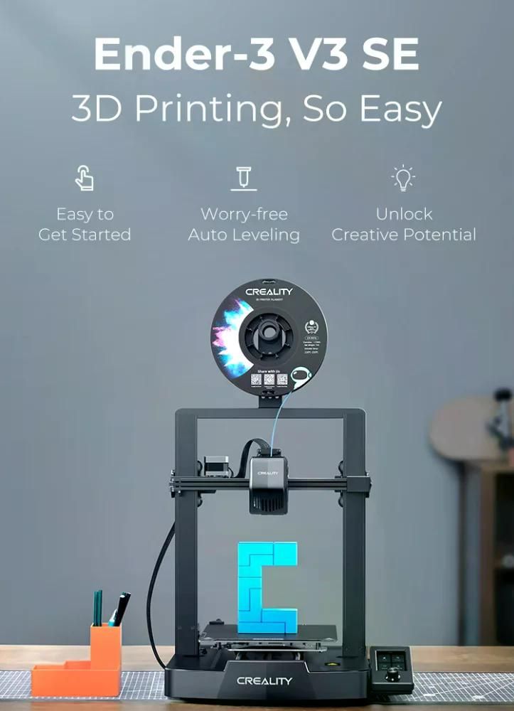 Creality Ender-3 V3 SE 3D 취미용 빠른 인쇄 속도 듀얼 Z축 IU Ender-3 V3 SE ONE - 상세 이미지 2