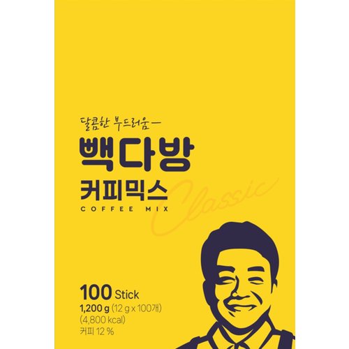 빽다방 커피믹스 Classic 100T (산본점) : 이마트택배