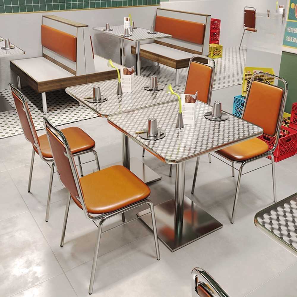 스테인레스 스틸 테이블 옛날 포장마차 불판 식당 120x60CM 패턴 롱 테이블 : 넥스트제이원
