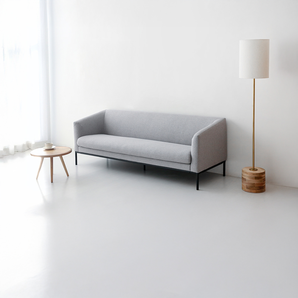 니스코 4인 소파 F521SO4 라이트그레이 9387.4409