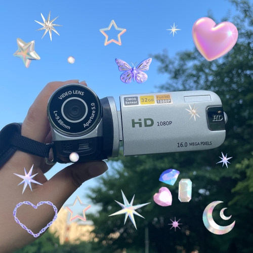 포토토 빈티지 캠코더 레트로 Y2K 미니 비디오 카메라