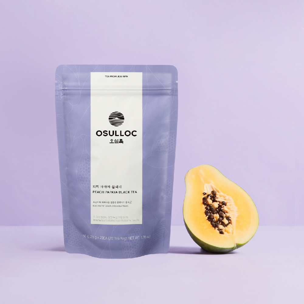 [본사직영]오설록 피치파파야 블랙티 20입 피라미드 티백 - 상품 이미지