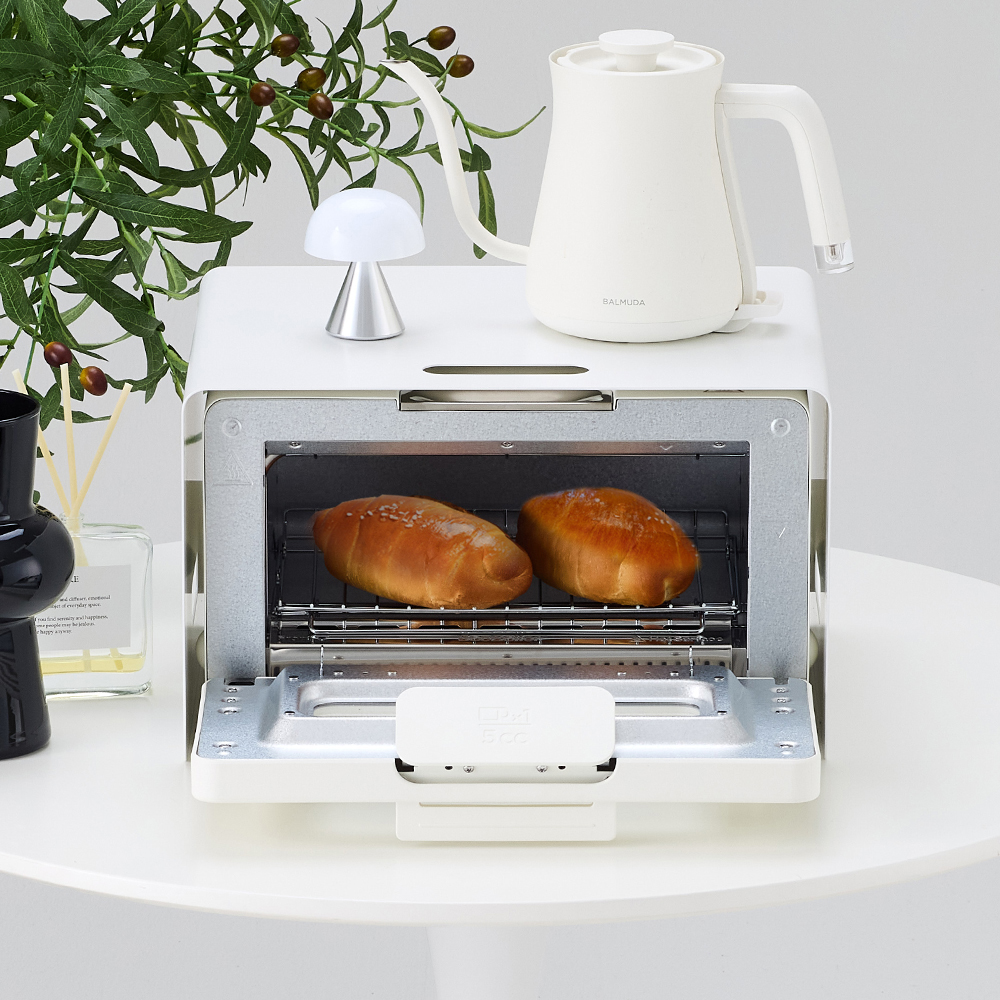 토스터기 랙 발뮤다 호환 스틸 케이스 주방정리용 선반 다용도 수납 트레이 BG-10W