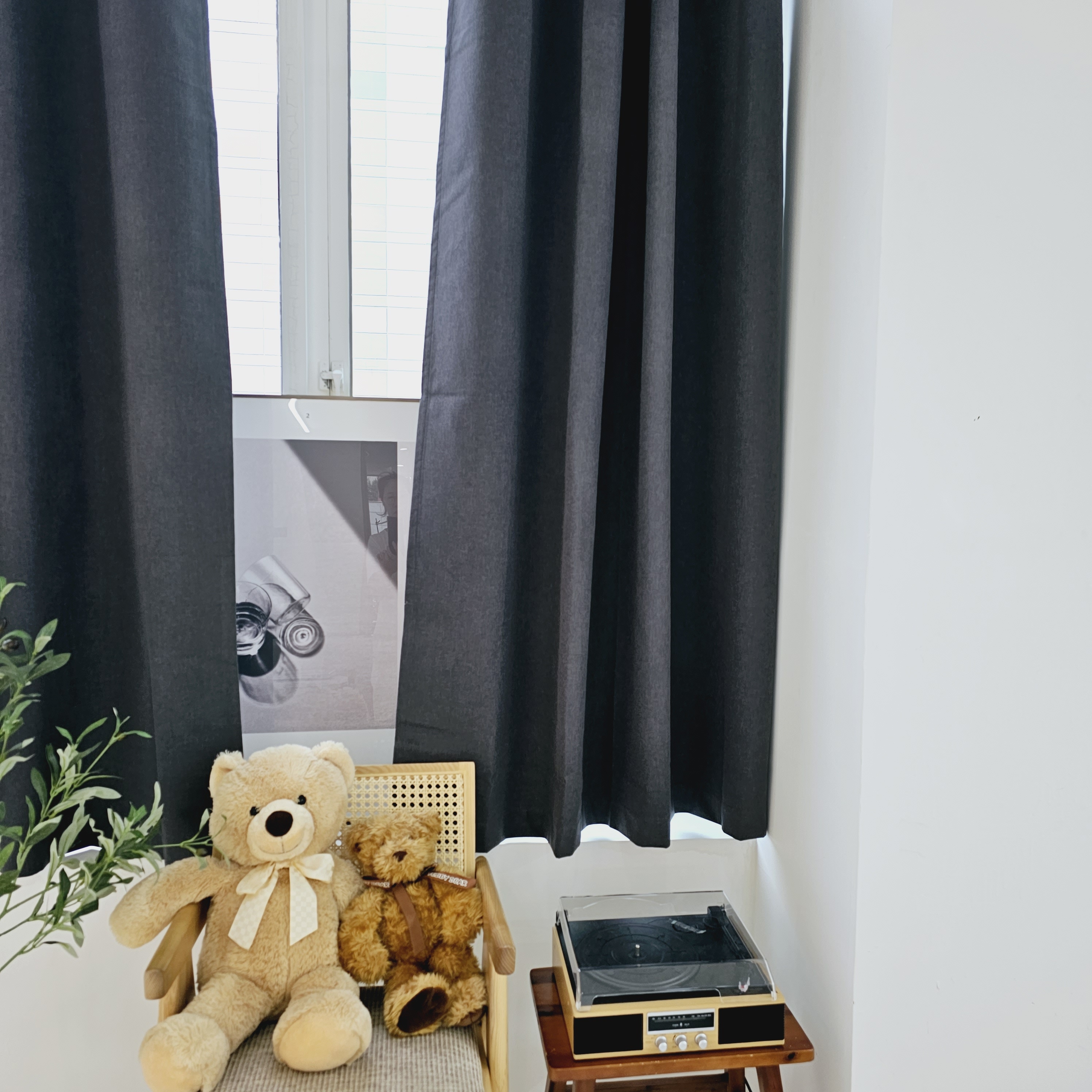 차광율99.99% 암막커튼 창문형 버터옐로우, 130X165cm