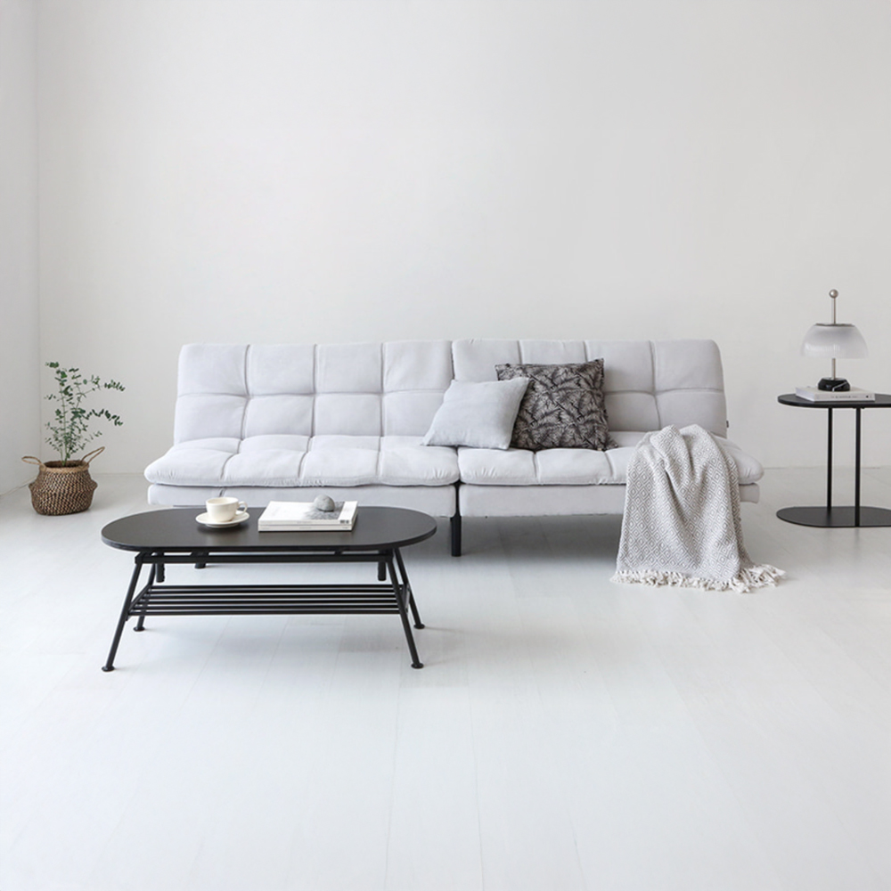 니스코 4인 멀티 메모리폼 소파베드 독립형 BC267S04 라이트그레이