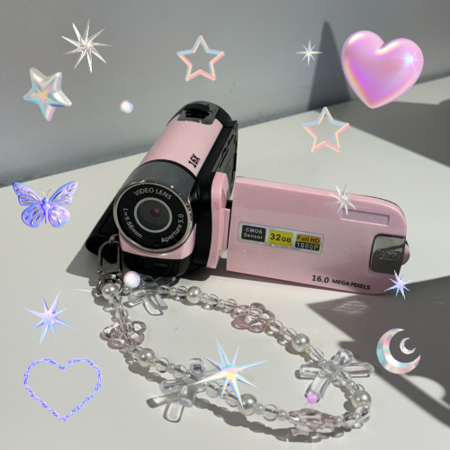 포토토 빈티지 캠코더 레트로 Y2K 미니 비디오 카메라