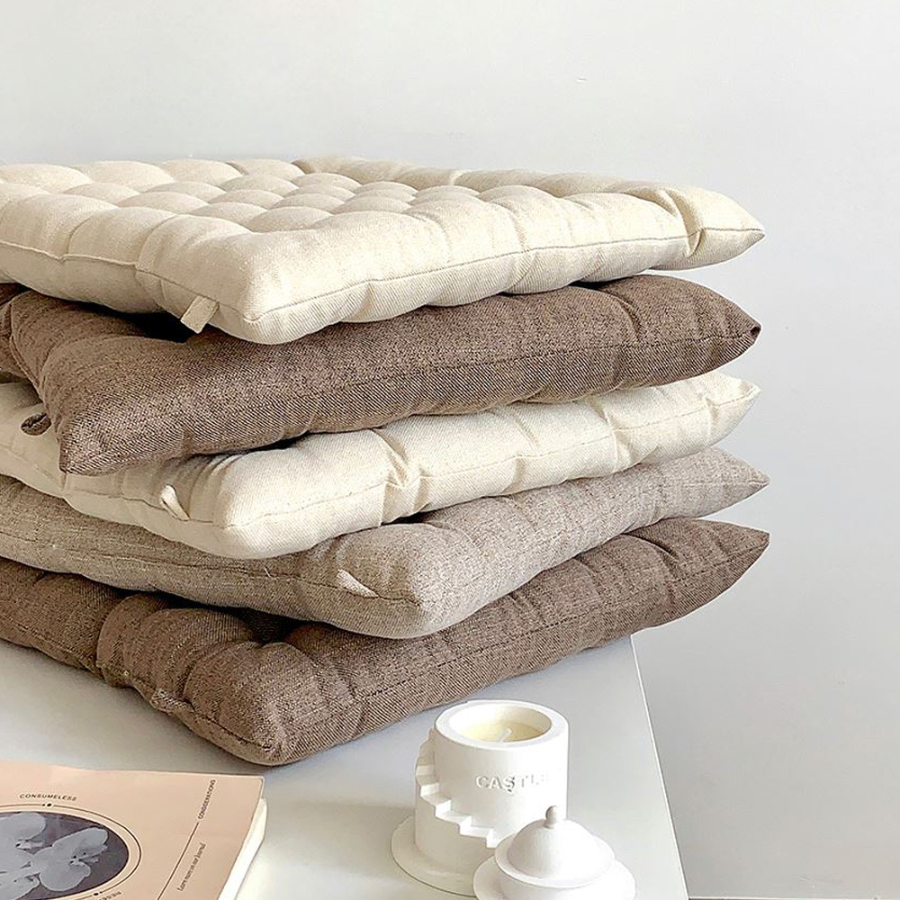 코지 의자방석 식탁 벤치 의자쿠션 사무실 방석커버 사각 겨울 좌식 수험생