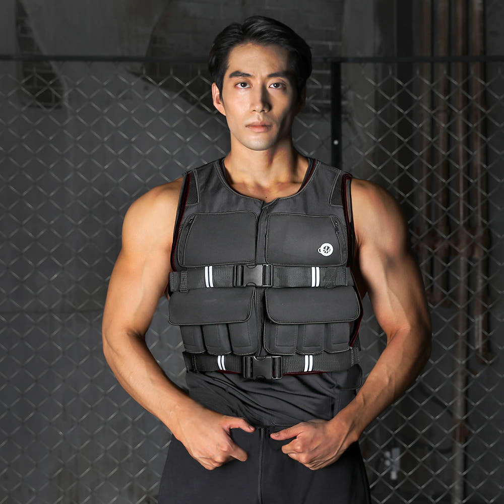 멜킨 머슬업 중량조끼 B 20kg 운동 헬스 모래주머니 크로스핏 베스트 웨이트 이미지 2
