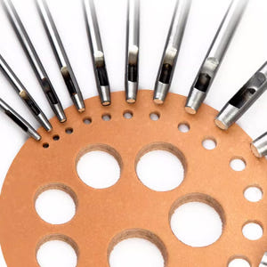 수동 가죽 펀칭기 원형 가죽 펀치 벨트 구멍뚫기 천공기 실사용 후기 | 효과 있을까? - 상품 이미지 2