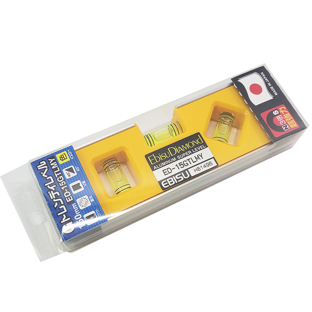 EBISU / 에비수 ED-15GTLMY 자석수평기 수평대 수평계 수평자 레벨기 - 상품 이미지