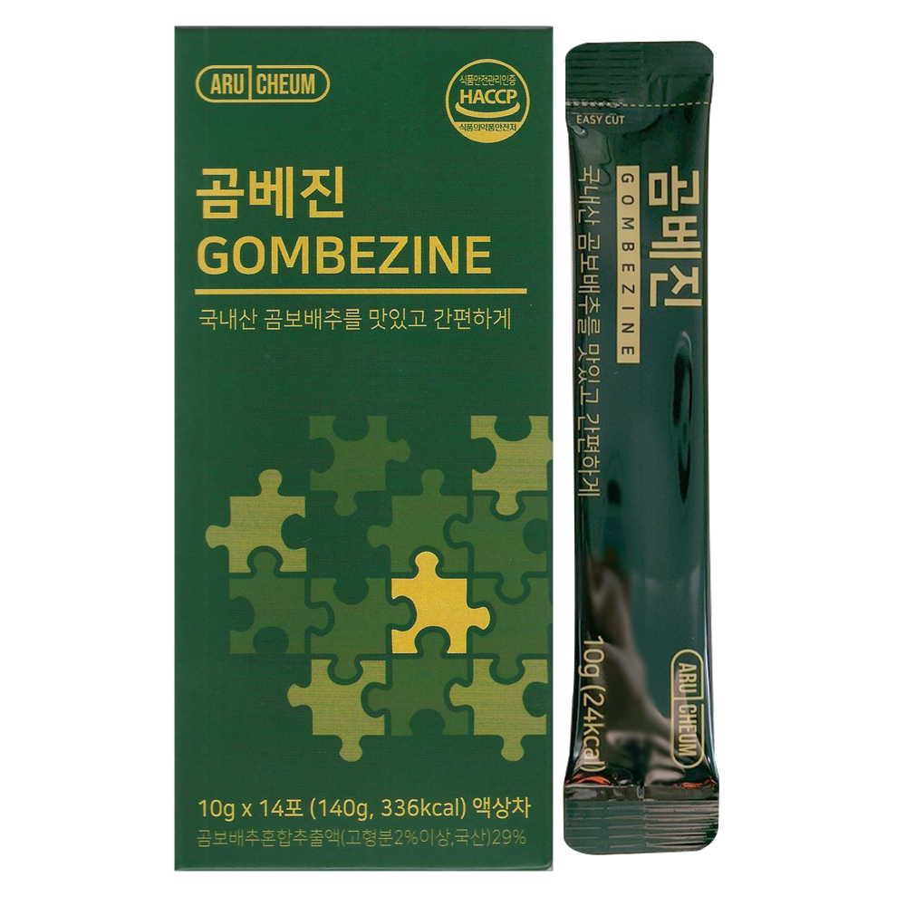 아르채움 곰베진 곰보배추 삼백초 곰배진 시럽 스틱 10g x 14포 : 써클홀딩스