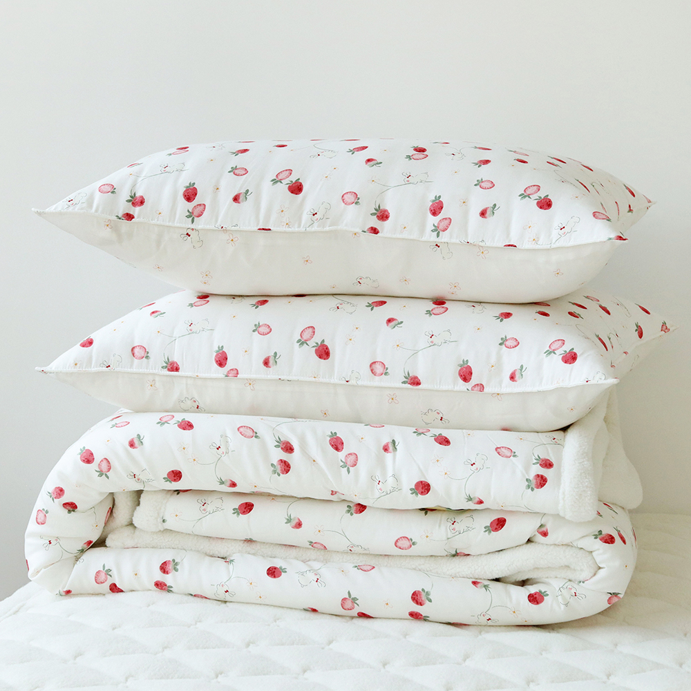 뽀글뽀글 베리 양털 양모 극세사 겨울이불 먼지없는 워싱 모달 100 차렵이불 세트 SS