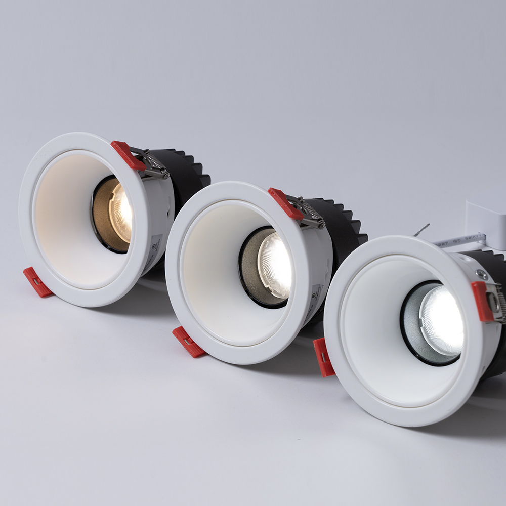 LED COB 75mm(3인치) 다운라이트 8W 클레어 화이트+블랙 주광색 6000K - 상세 이미지 4
