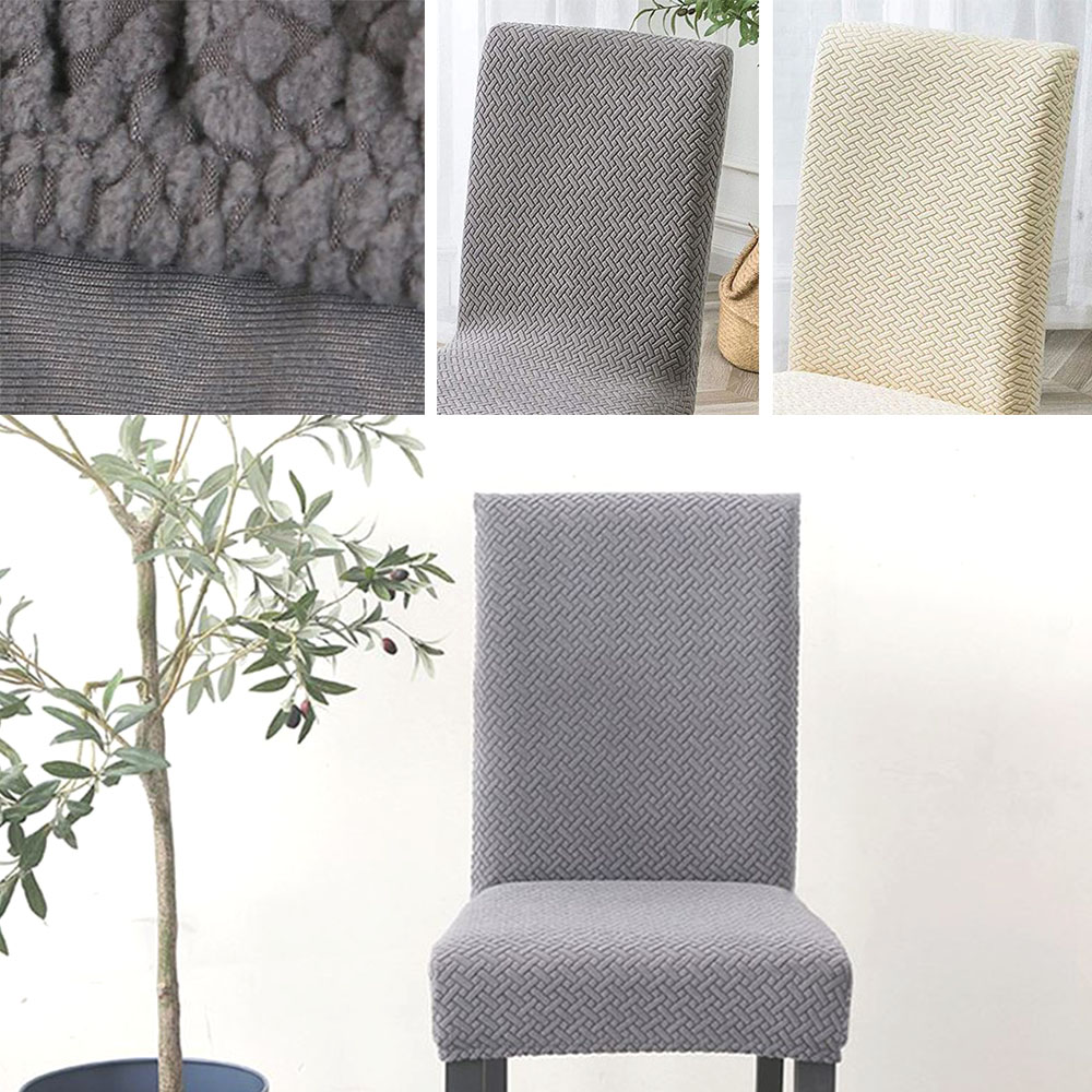 일체형 의자 커버 심플 안전 밑단 신축성 셀프 간편 덮개
