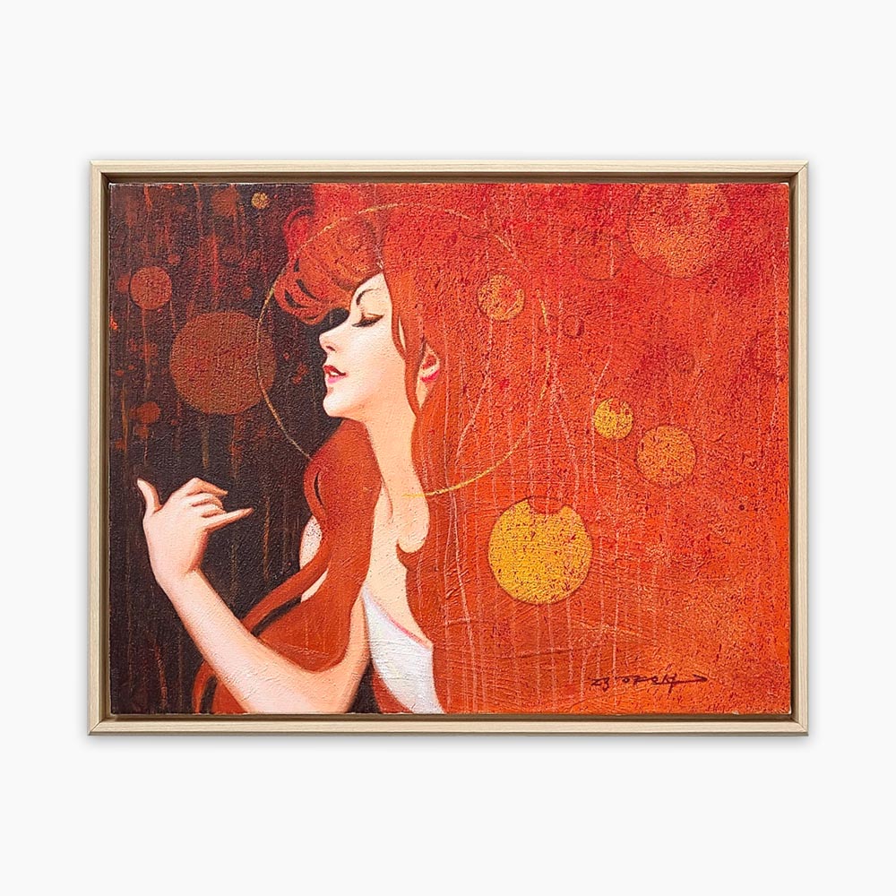 아트앤샵 그림액자 현대미술작품 원작 양인선 삶 여행 (무하 오마쥬) - 상품 이미지