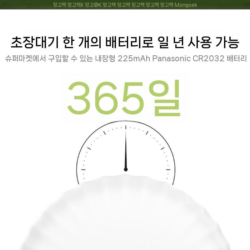 MangoTek 애플 나의찾기 지원 애완동물 적합 차 키 지갑 추적 분실 방지 장치 화이트 + 랜덤 키링 + 목걸이 - 상세 이미지 4