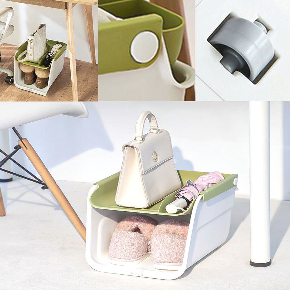 이동식 신발 보관함 다용도 사무실 현관 가방 수납 정리함