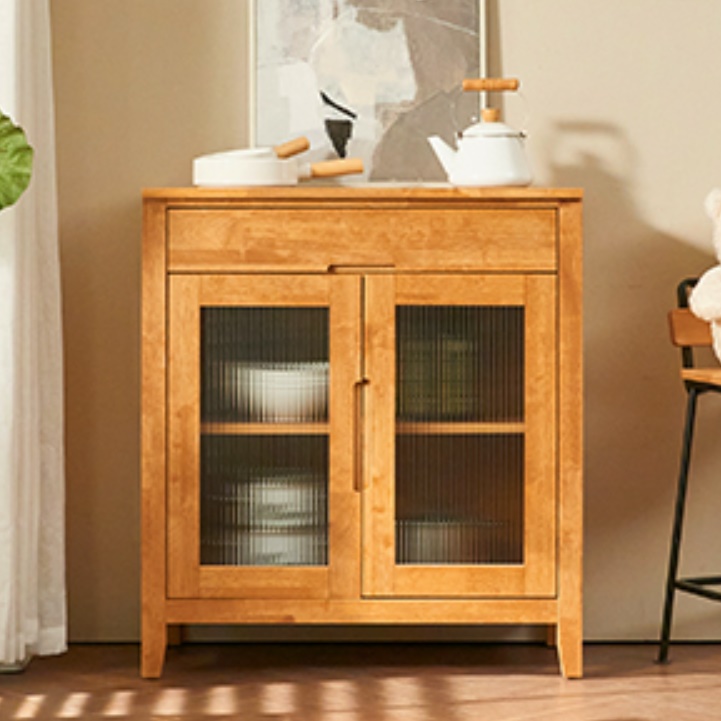 엔틱 장식장 작은 원목 거실 장식장 인테리어 진열장 낮은 장식장