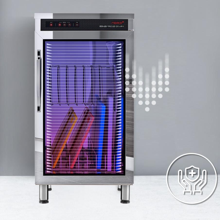 칼도마자외선소독기 LED 주방 조리도구살균기 185L - 상세 이미지 4