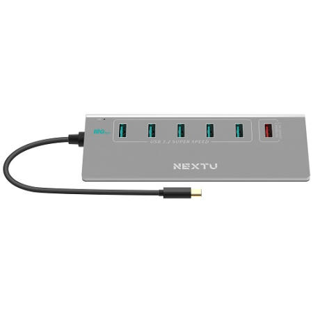 이지넷유비쿼터스 8포트 USB 3.2 Gen2 충전겸용 허브 NEXT-336G2-10G