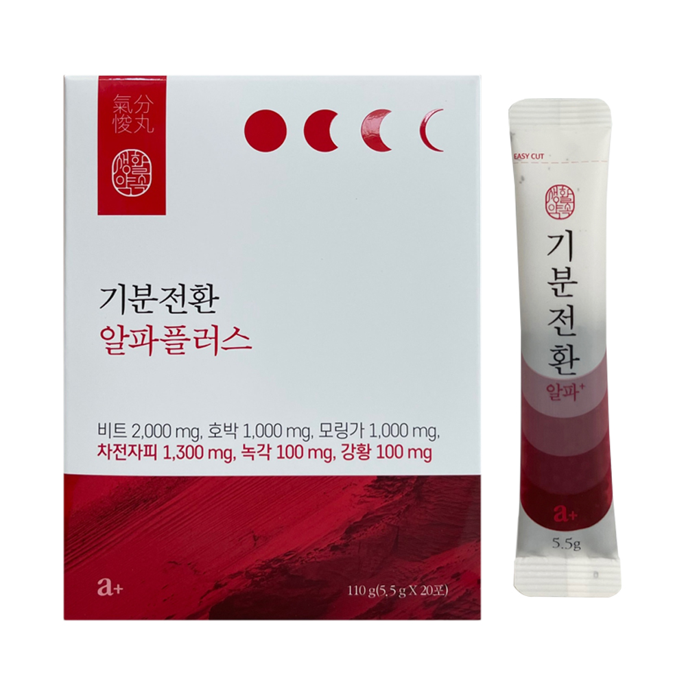 생활약속 기분전환 알파 플러스 5.5g x 20포 : 써클홀딩스