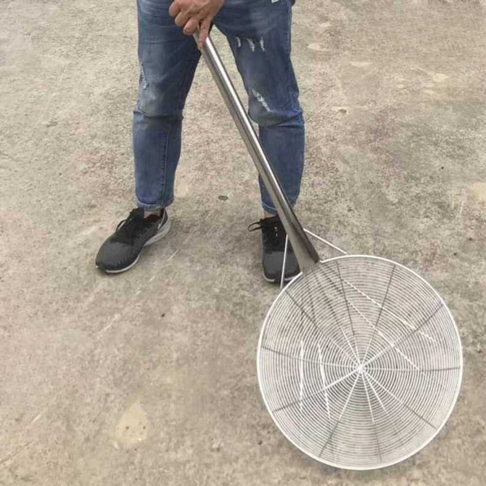 스텐 뜰채 그물 대방어 물고기 경량 대물 양어장 메쉬 32cm - 상품 이미지