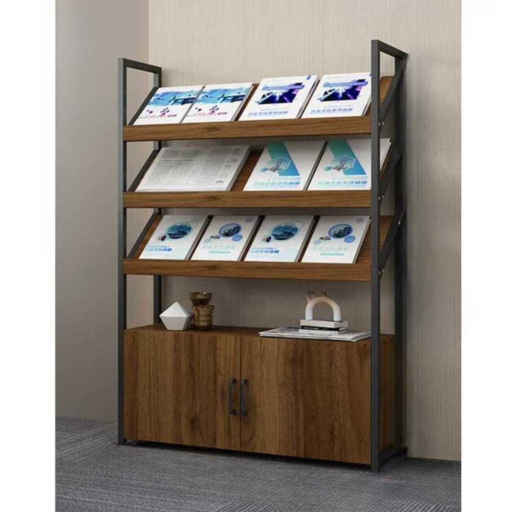 도서 전시대 진열장 책전시 카탈로그 홍보물 선반 80cm - 상품 이미지