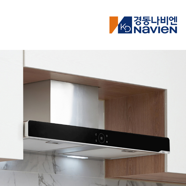 전국설치 900장용 벽부착형 서클형 LED 터치식 침니 레인지후드 BLDC 정풍량 모터 TB블랙