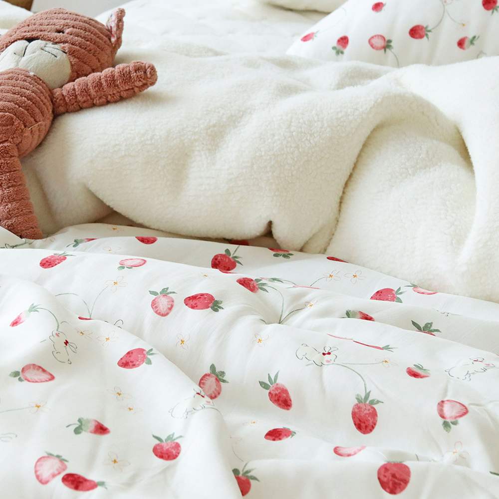 뽀글뽀글 베리 양털 양모 극세사 겨울이불 먼지없는 워싱 모달 100 차렵이불 세트 SS