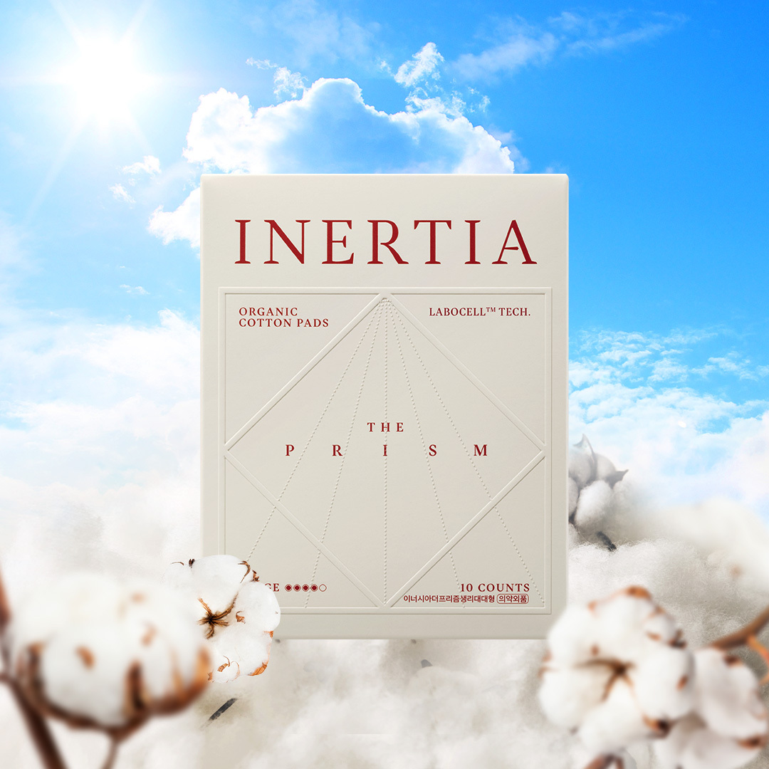이너시아 더 프리즘 유기농 반창고 생리대 대형